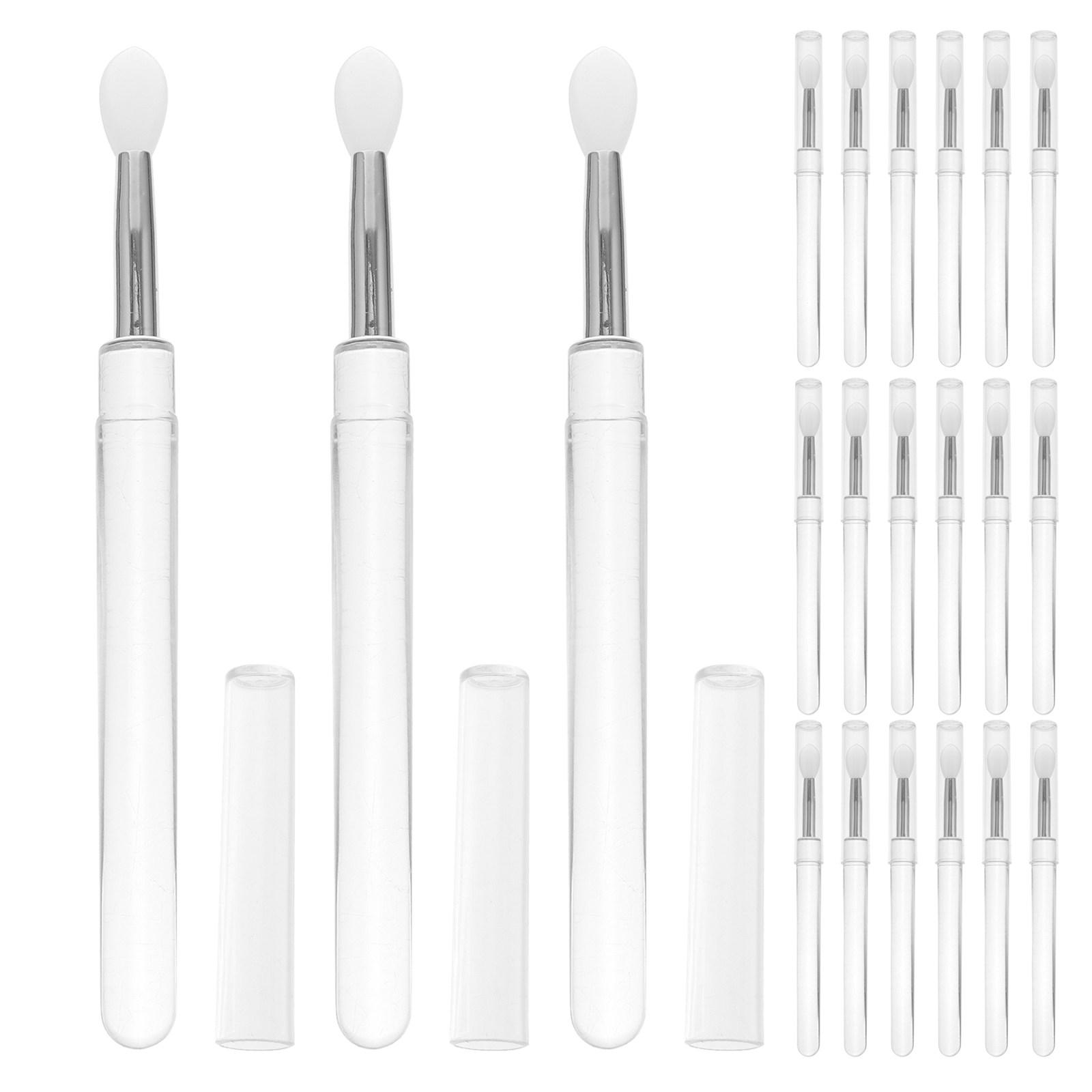 Beauty And Makeup - 30Pcs Silicone Beauty Brush Set Multifunctional