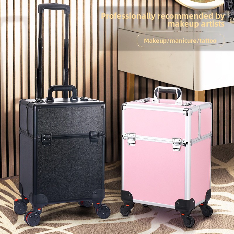 Beauty And Makeup - Professional Nail Art Case Rolling Makeup