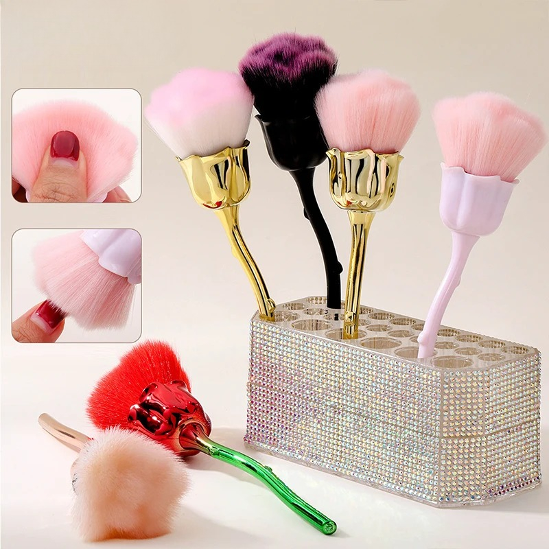 Beauty Rose Makeup - Rose Flower Shape Makeup Brush Round
