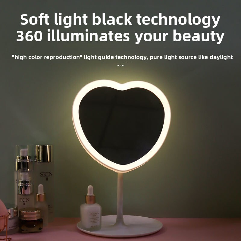 Beauty Makeup Tiktok - Adjustable LED Makeup Mirror with Light