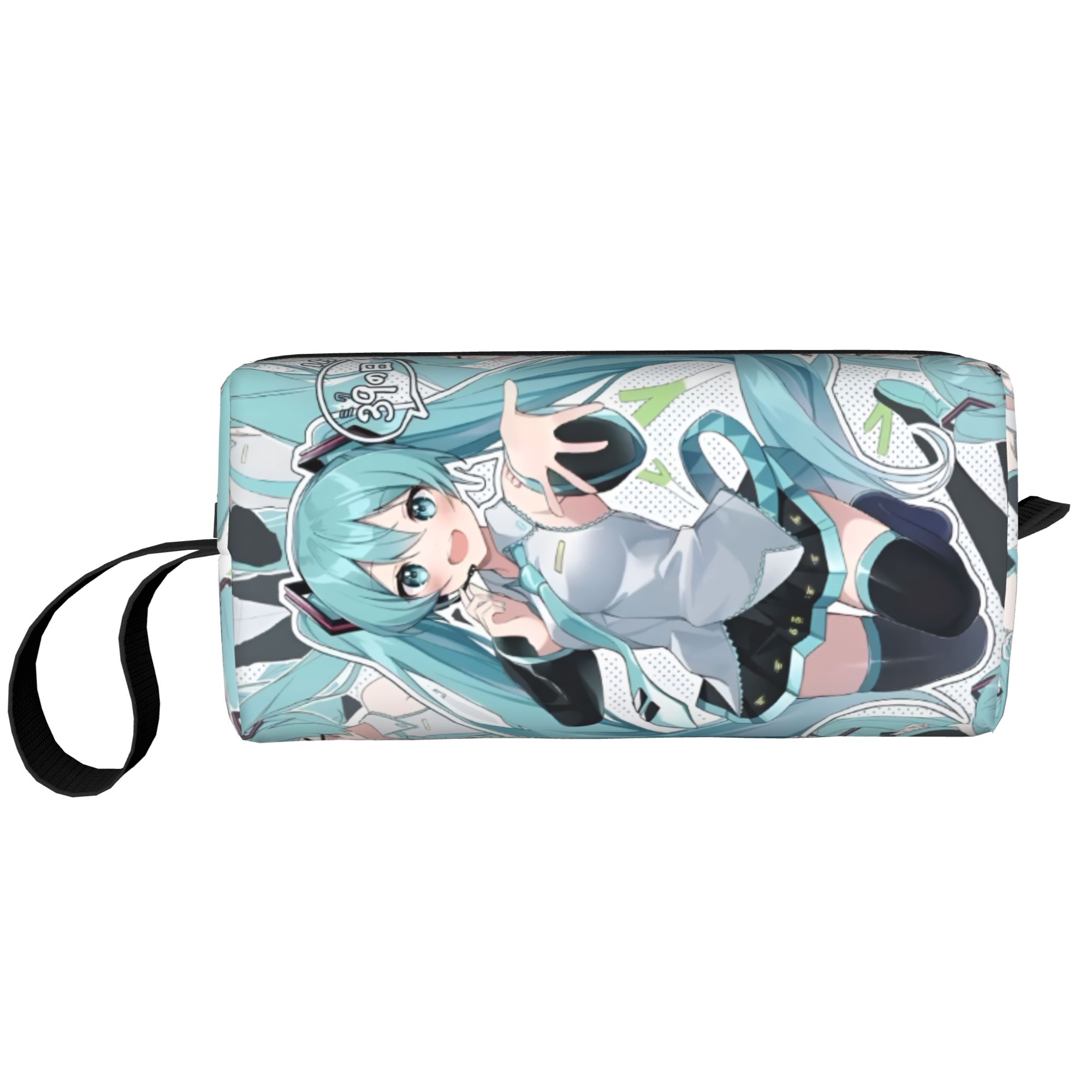Beauty Makeup Kit Box - Travel H-Hatsunes Toiletry Bag Portable Mikus