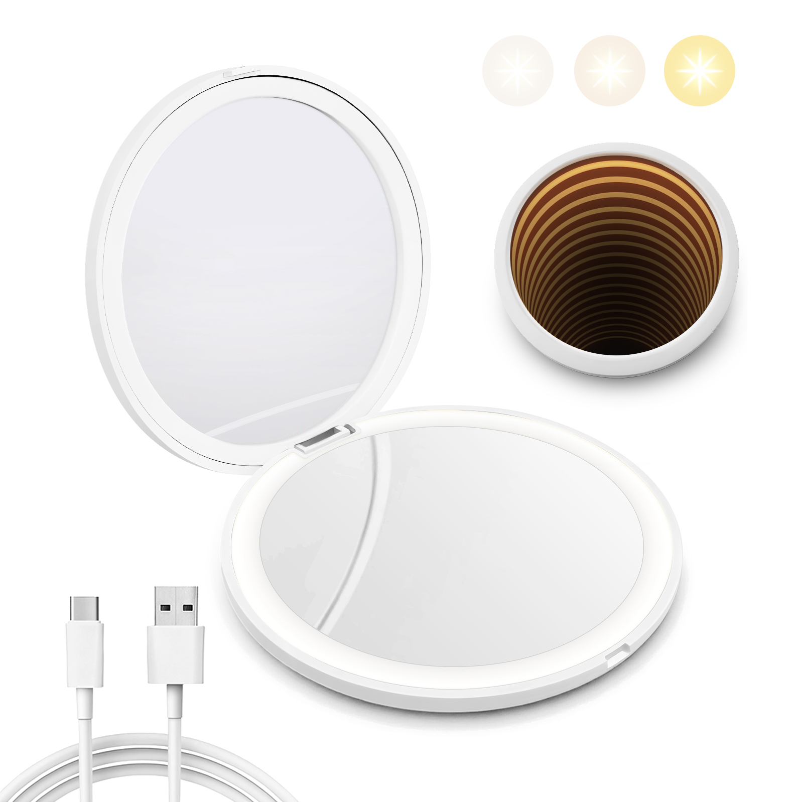 Beauty Makeup Artist - Abyss Visual Design White Lighted Makeup