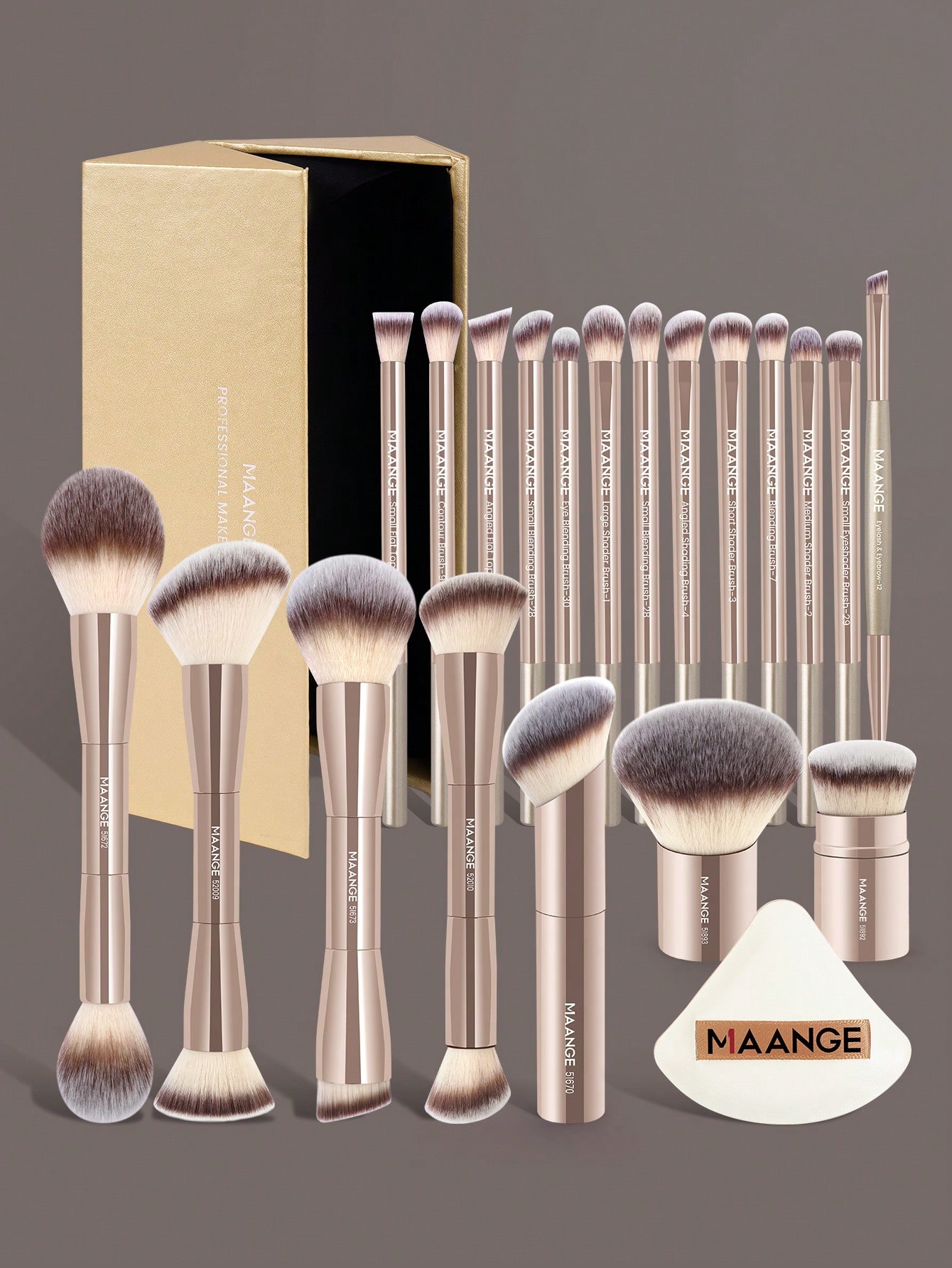 Makeup Brush Set - MAANGE 1/7pcs Or 13/20pcs Professional Makeup