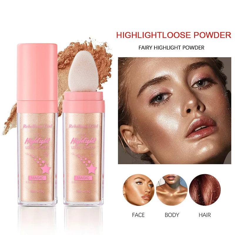 3 Color Fairy Powder Highlight - đánh giá và giá Fenty Beauty Makeup Highlighter