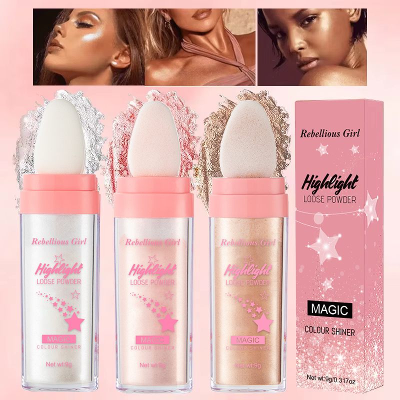 3 Color Fairy Powder Highlight - đánh giá và giá Fenty Beauty Makeup Highlighter
