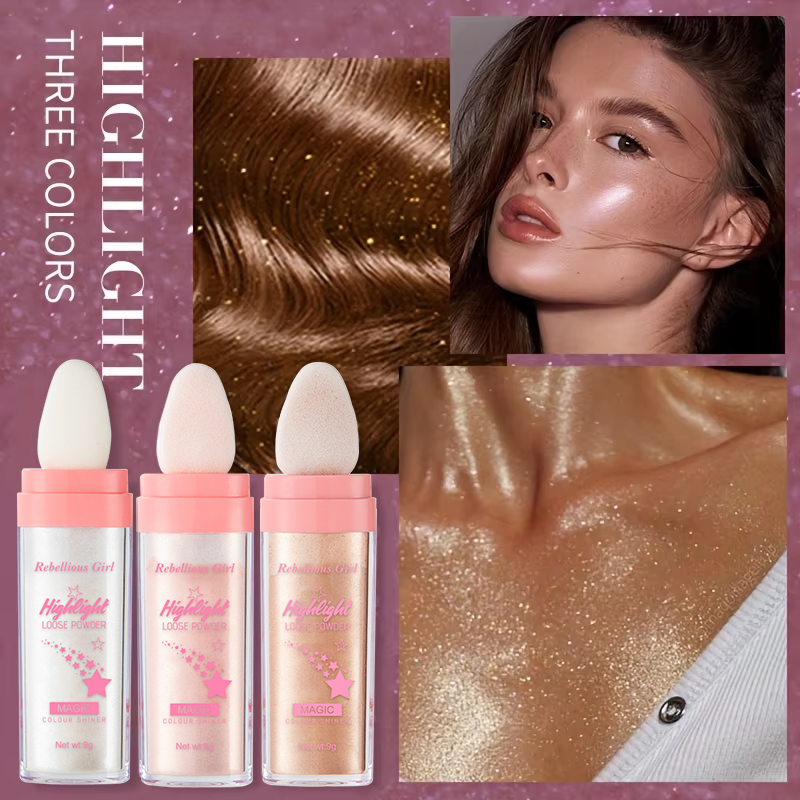 3 Color Fairy Powder Highlight - đánh giá và giá Fenty Beauty Makeup Highlighter