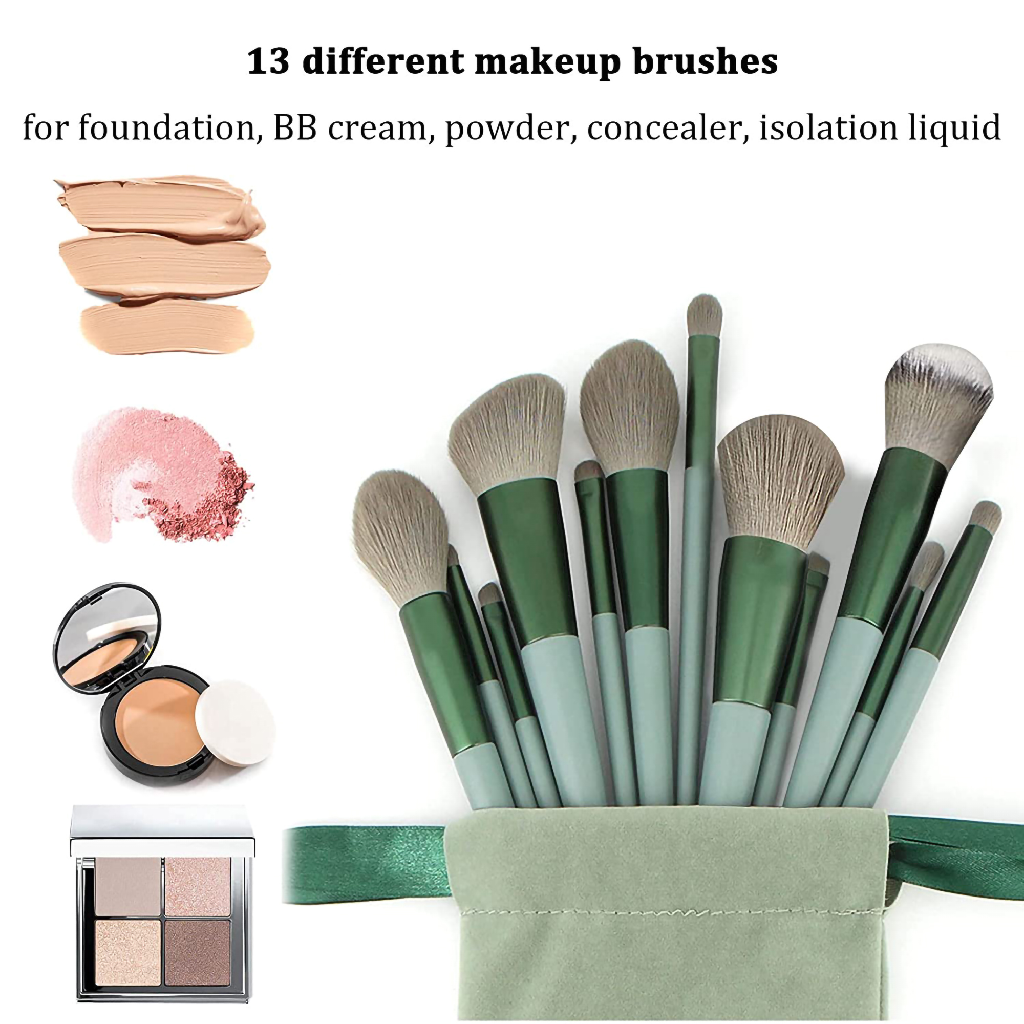 13pcs Makeup Brush Brushes Set - đánh giá và giá Beauty Makeup Kit Box