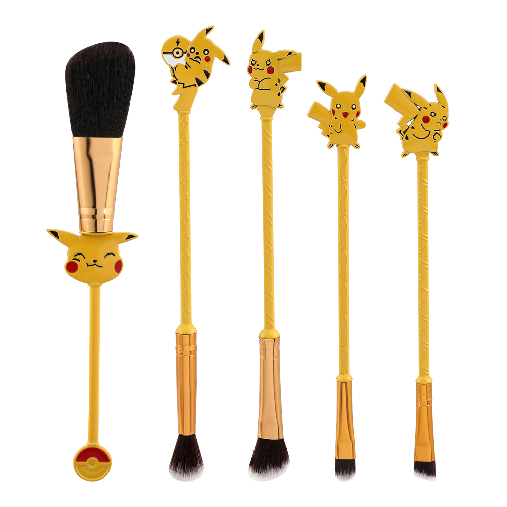 5pcs/set Pokemon Pikachu Makeu - đánh giá và giá Beauty No Makeup