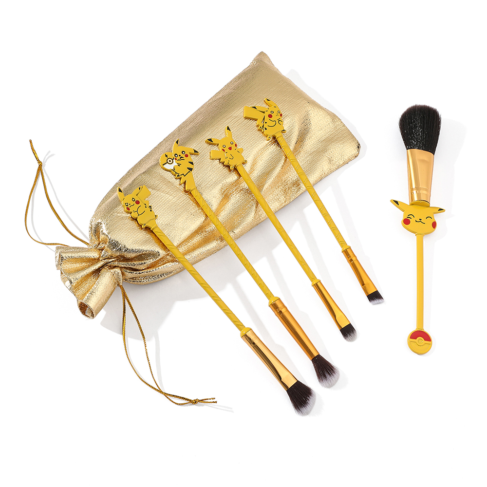 5pcs/set Pokemon Pikachu Makeu - đánh giá và giá Beauty No Makeup