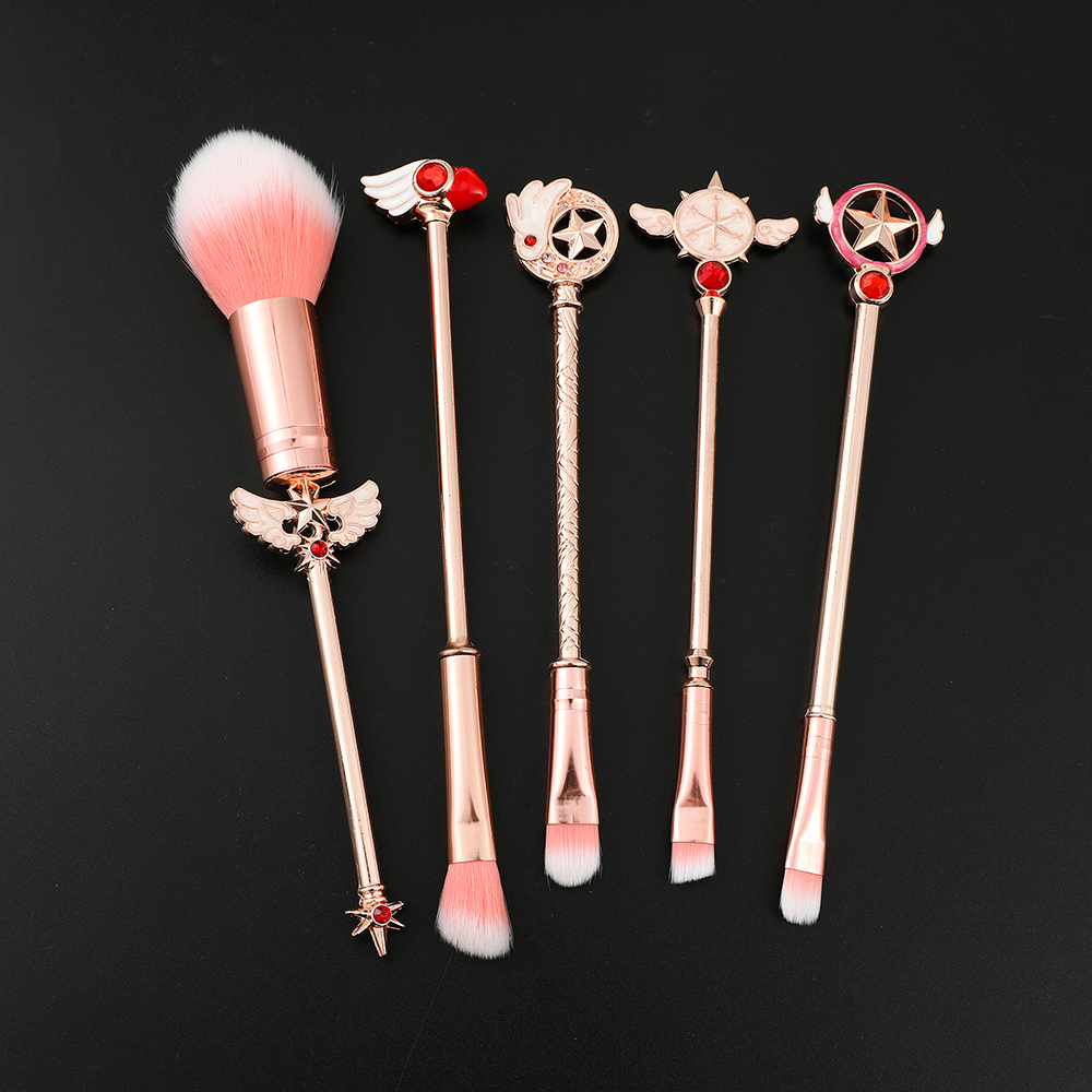 Sailor Moon Makeup Brushes Set - đánh giá và giá Beauty No Makeup
