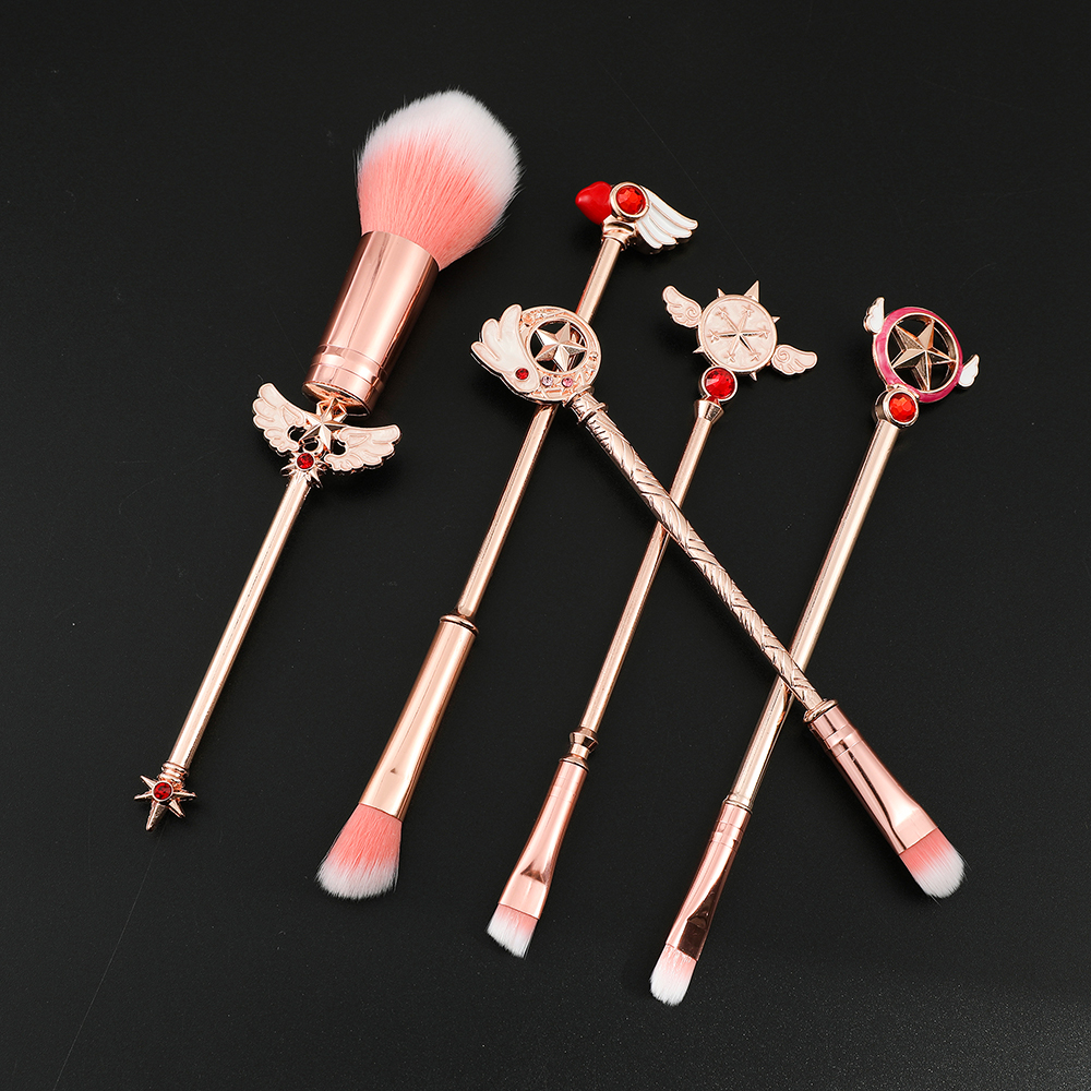 Sailor Moon Makeup Brushes Set - đánh giá và giá Beauty No Makeup
