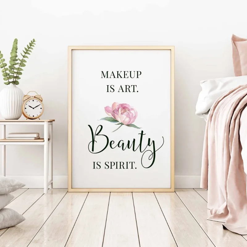 Makeup Quotes Poster Eyelash E - đánh giá và giá Makeup Is Beauty Quotes