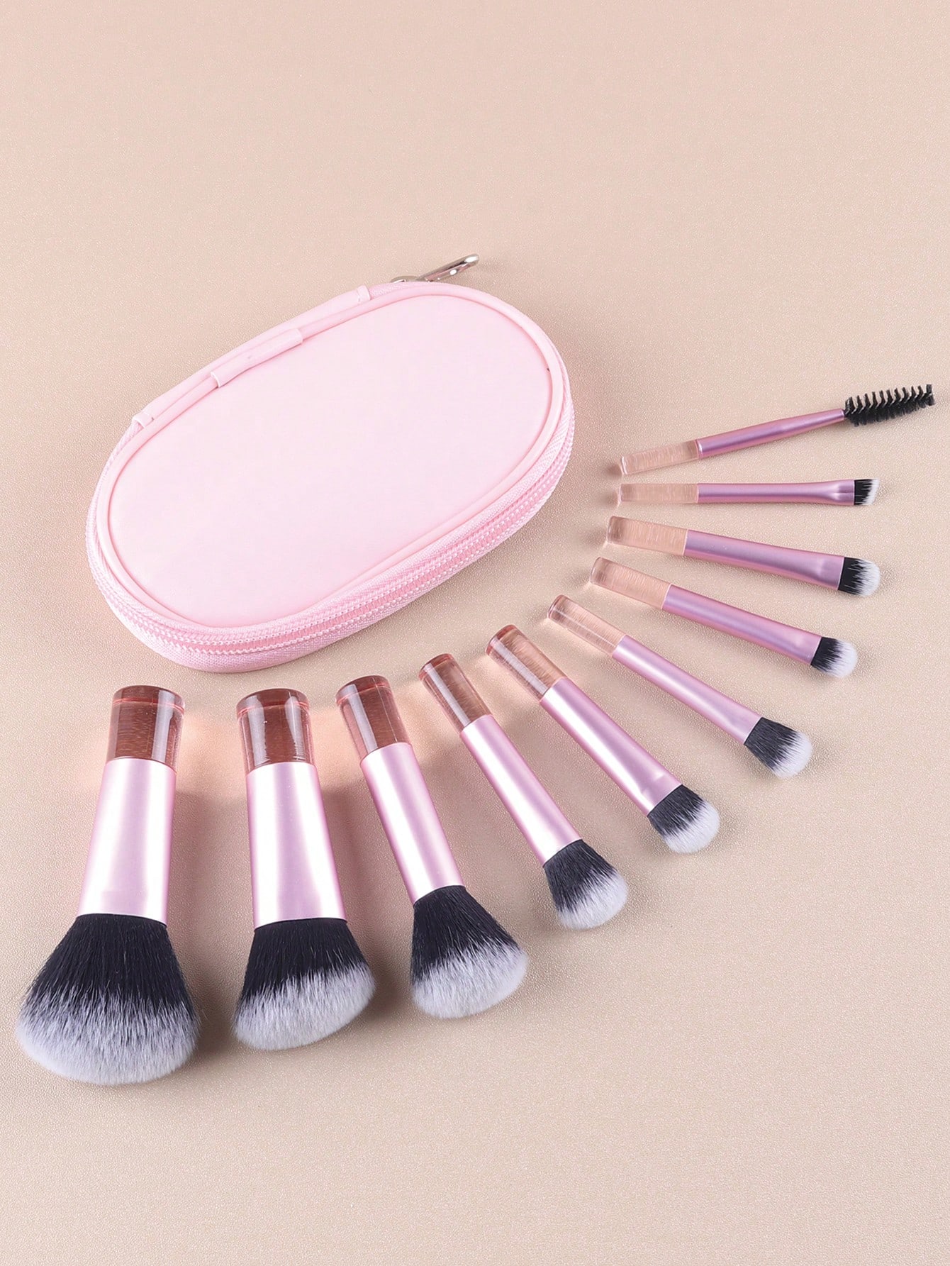 10pcs Multi-Color Portable Tra - đánh giá và giá Makeup Brush Set