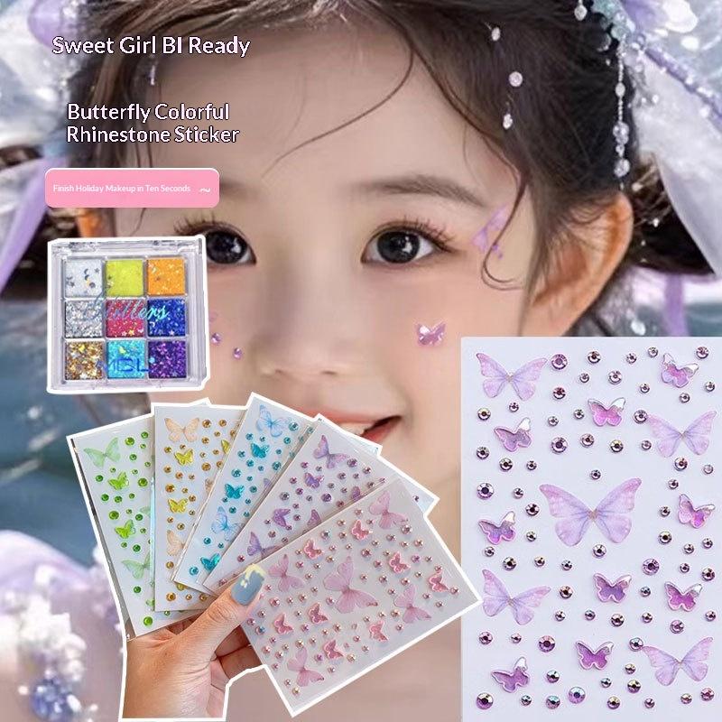 Face Painting Stickers For Kid - đánh giá và giá Eyeshadow Palette