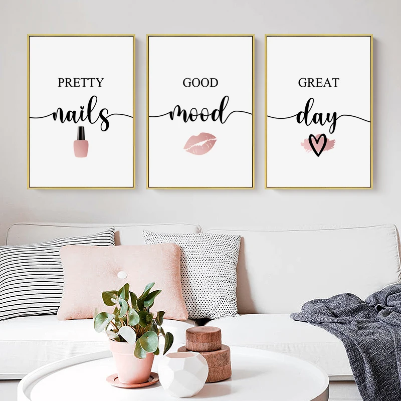 Nordic Pink Woman Red Lip Nail - đánh giá và giá Makeup Is Beauty Quotes