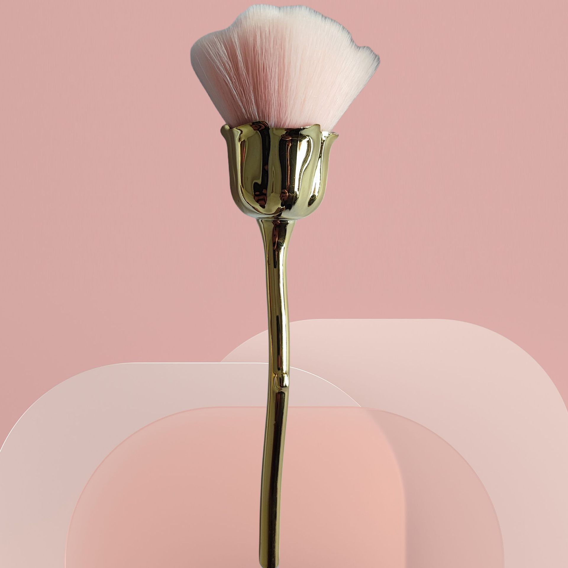 Rose Flower Shape Makeup Brush - đánh giá và giá Beauty Rose Makeup