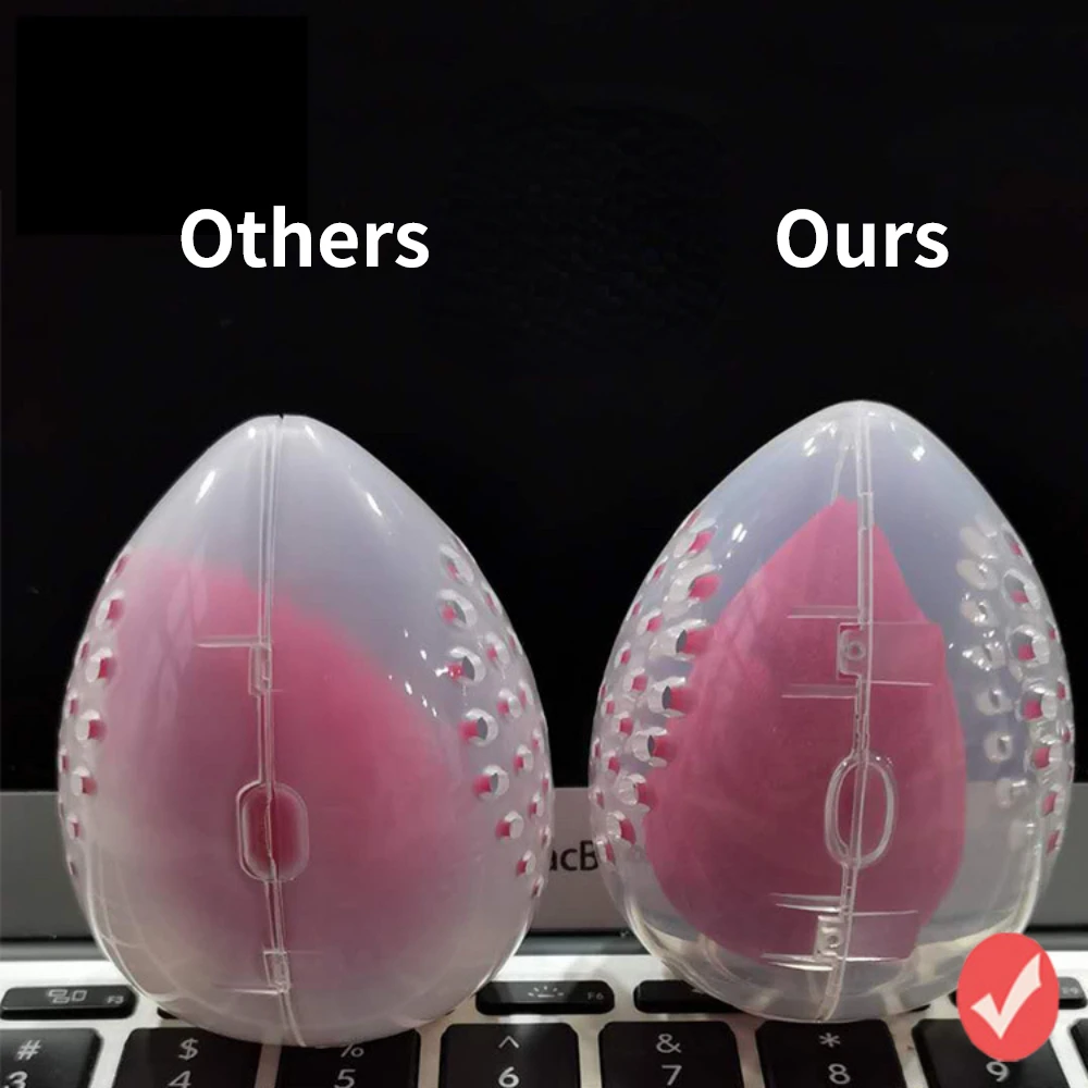 Cosmetic Sponge Storage Box Ma - đánh giá và giá Beauty Makeup Egg