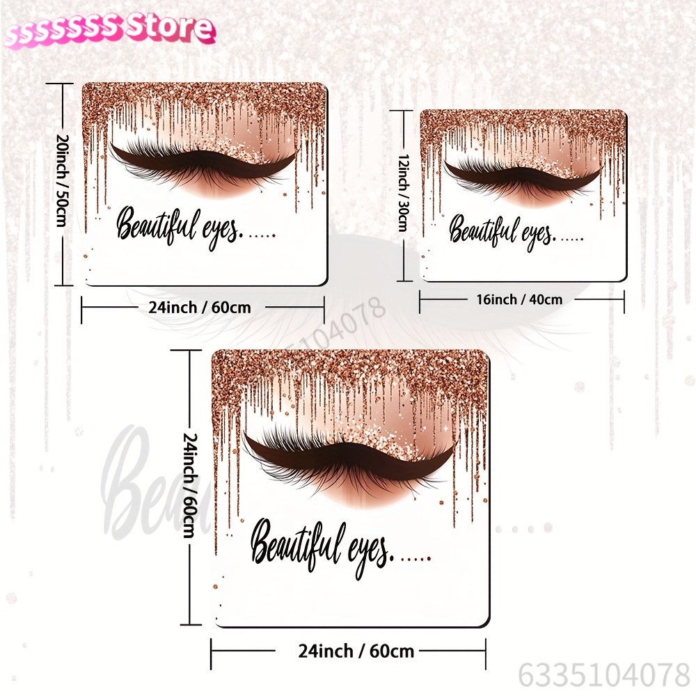 Non-Slip 2D Flat Printing Desk - đánh giá và giá Makeup Is Beauty Quotes