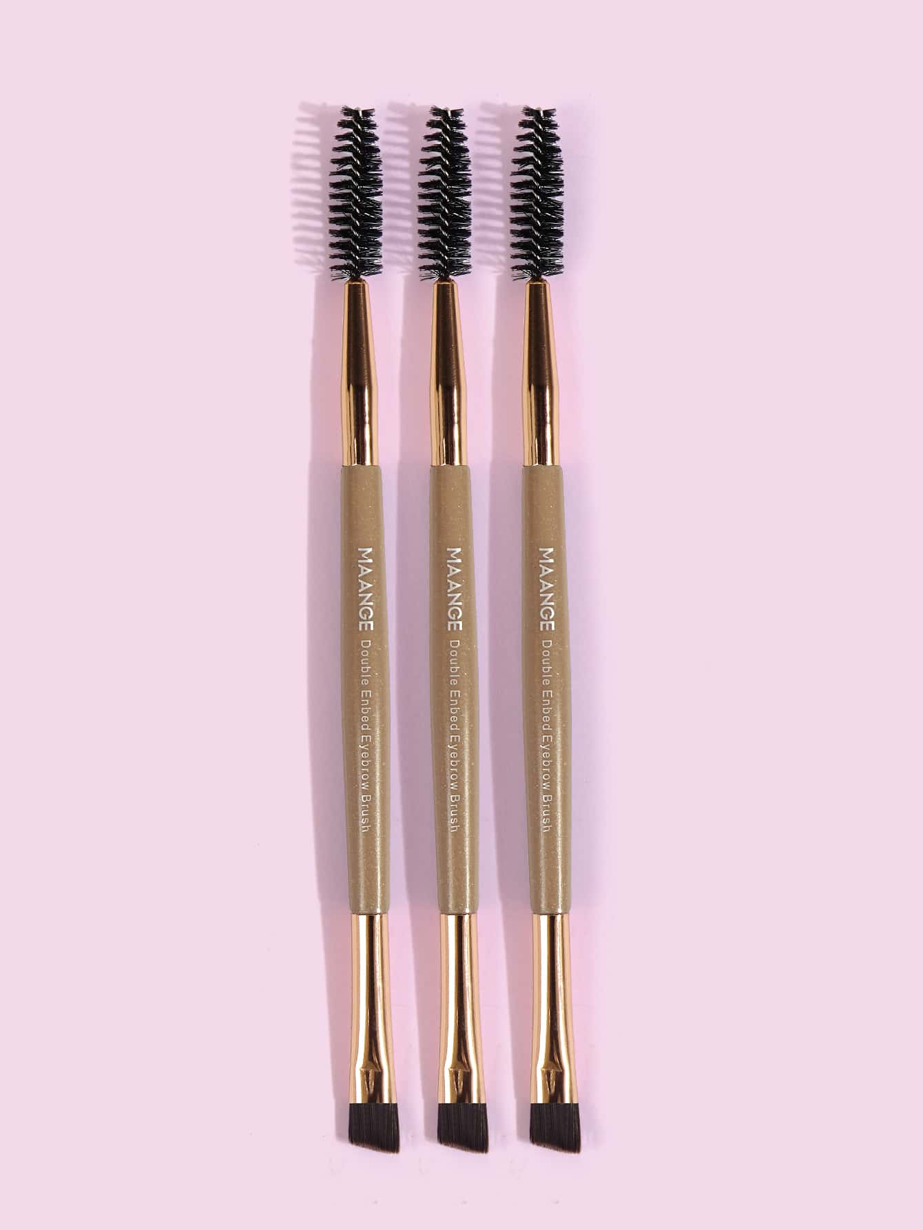MAANGE 3pcs Professional Dual- - đánh giá và giá Makeup Brush Set