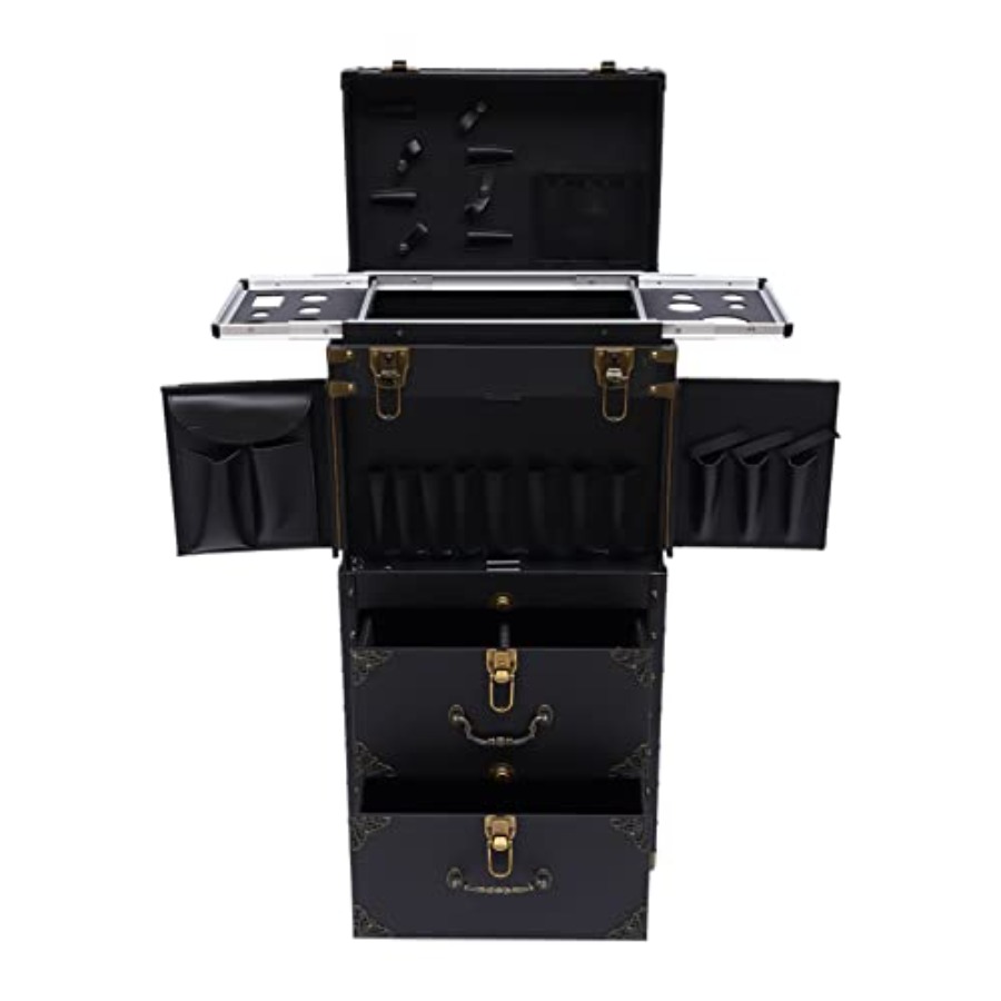 Rolling Lockable Makeup Train  - đánh giá và giá Beauty And Makeup