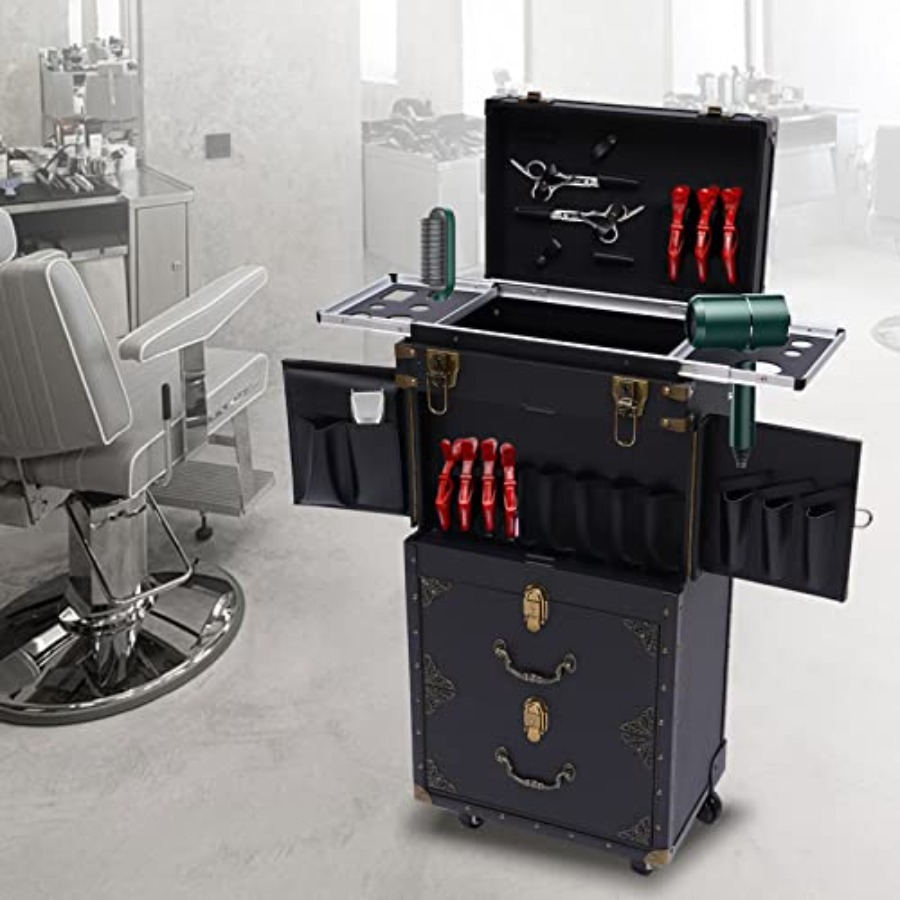 Rolling Lockable Makeup Train  - đánh giá và giá Beauty And Makeup