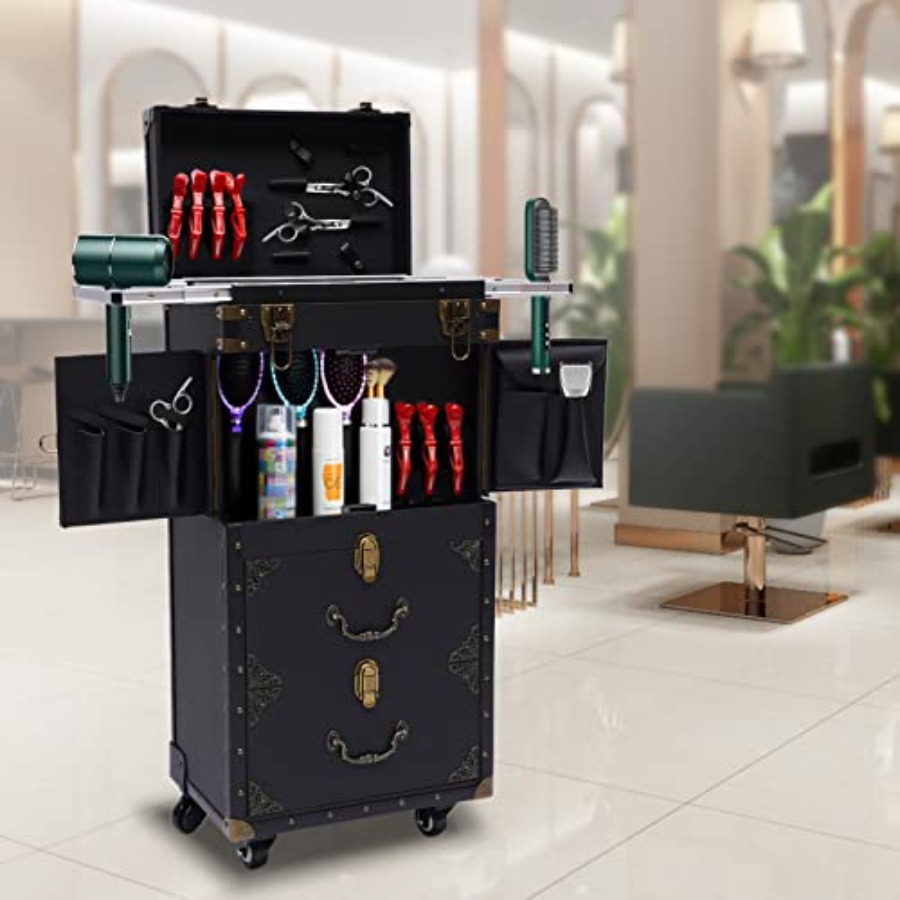 Rolling Lockable Makeup Train  - đánh giá và giá Beauty And Makeup