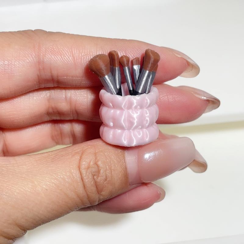 1 Set Doll Accessories Toys 1/ - đánh giá và giá Makeup Brush Set