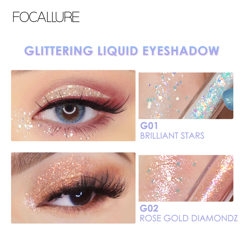 Wholesale FOCALLURE Shiny Eyes - đánh giá và giá Beauty Rose Makeup