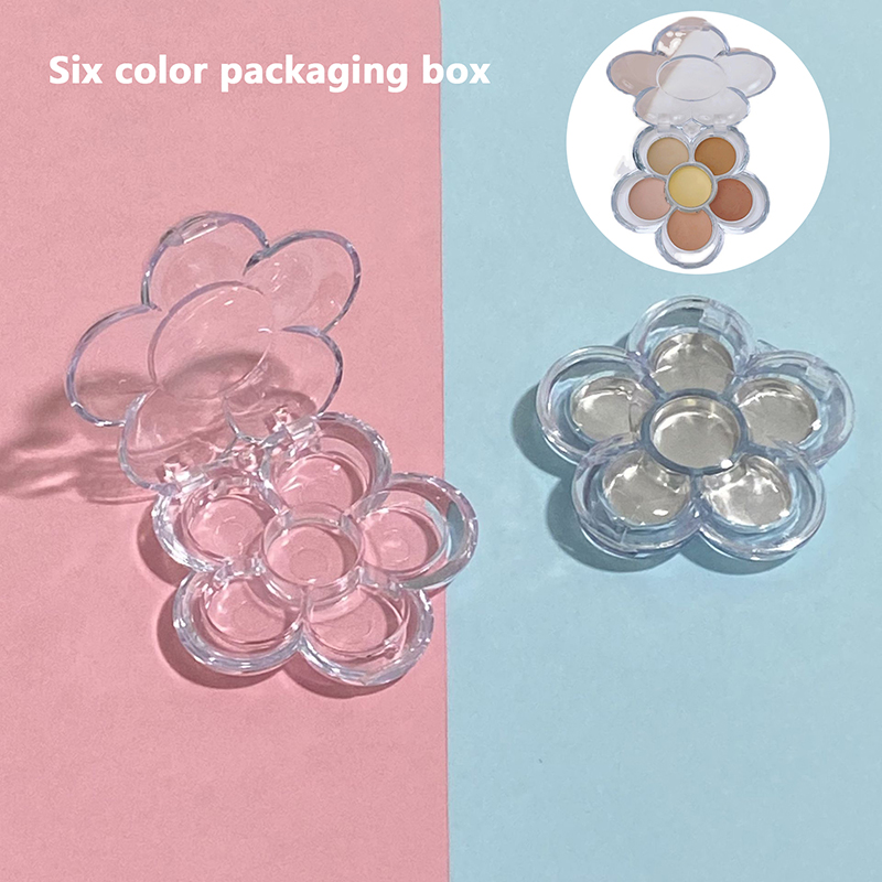 6-Space Empty Eyeshadow Palett - đánh giá và giá Eyeshadow Palette