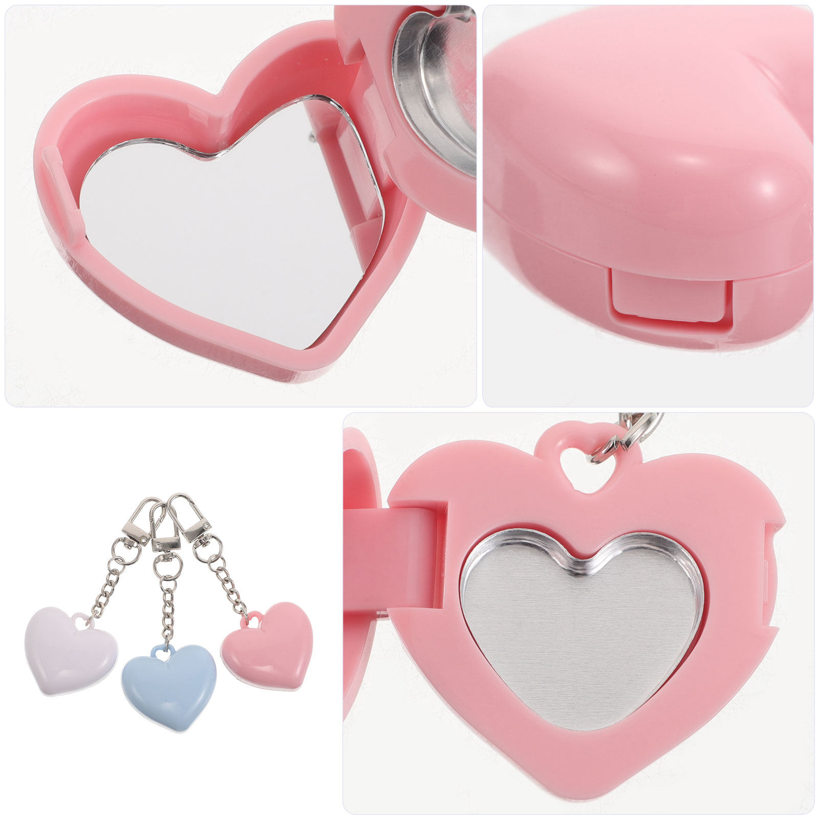 3Pcs Empty Heart Shape Eyeshad - đánh giá và giá Eyeshadow Palette