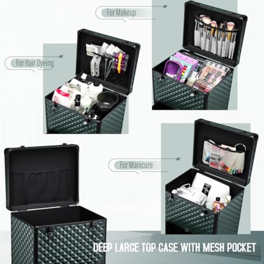 Nail Trolley Cart with 3 Drawe - đánh giá và giá Beauty And Makeup