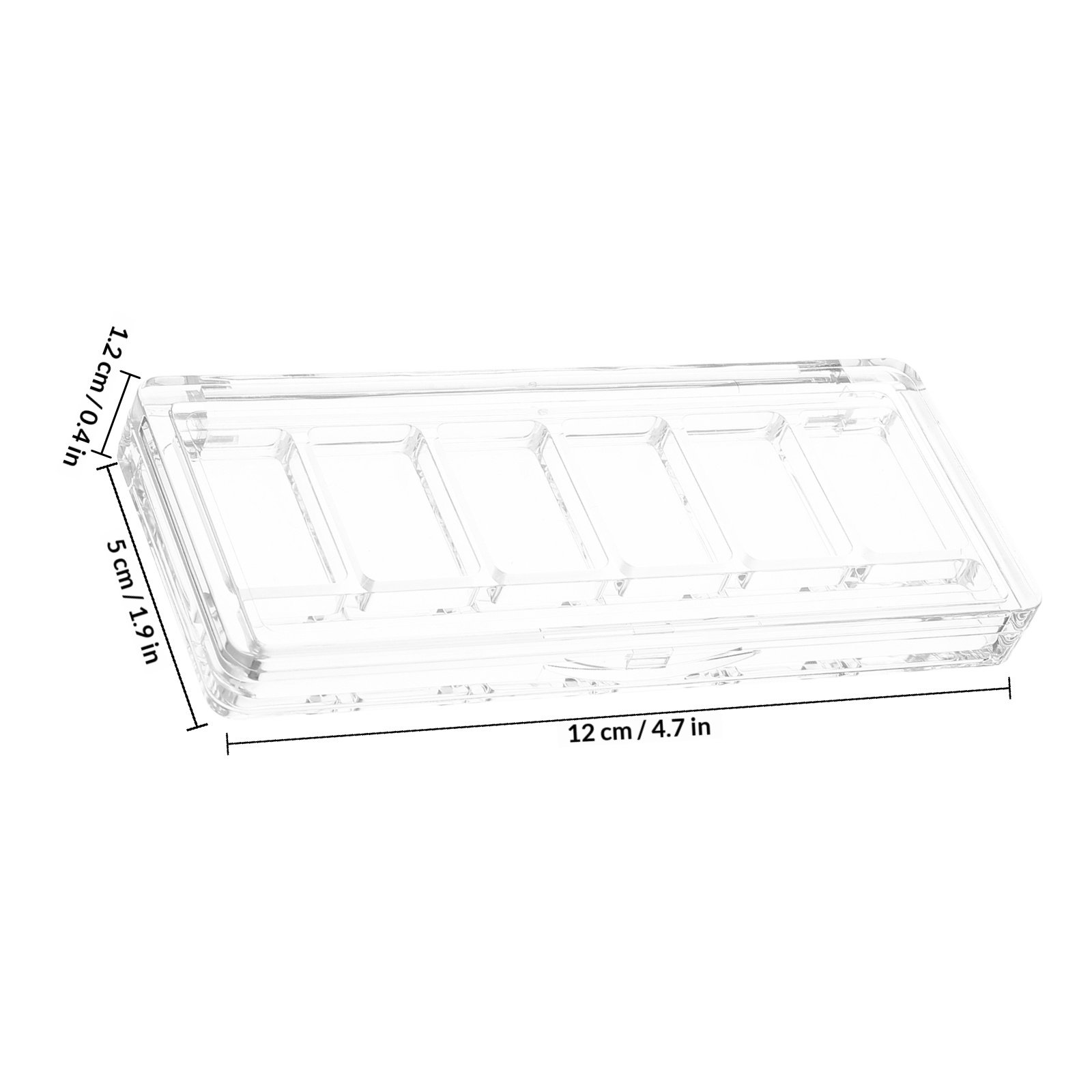 Empty Clear Plastic Eyeshadow  - đánh giá và giá Eyeshadow Palette