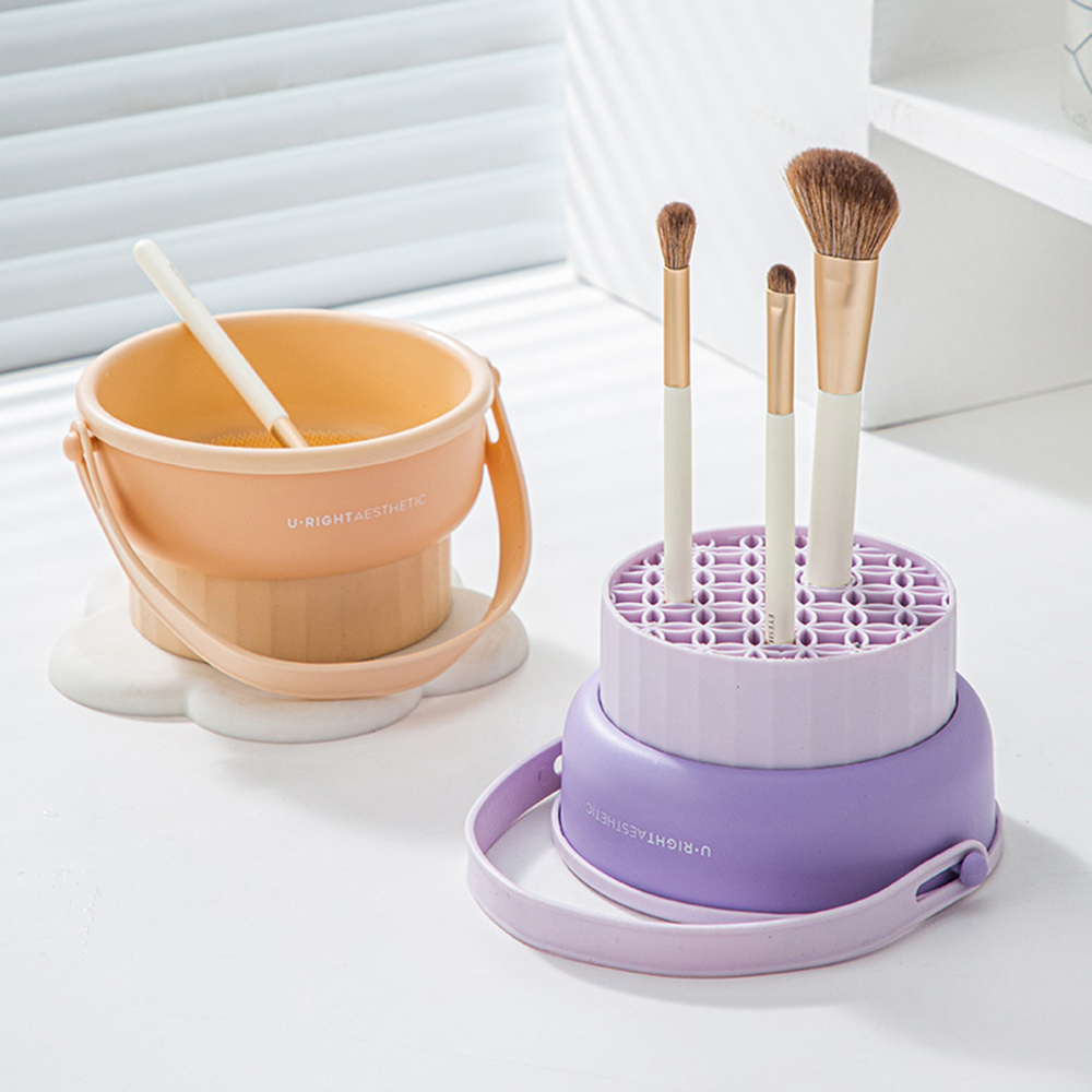Makeup Brush Cleaning Bucket W - đánh giá và giá Makeup Brush Set
