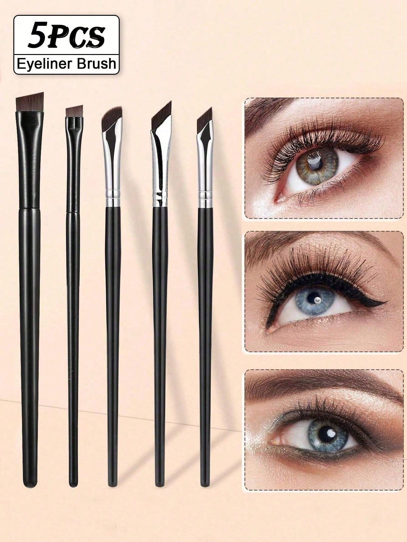 5/7-Piece Precision Eye Makeup - đánh giá và giá Makeup Brush Set
