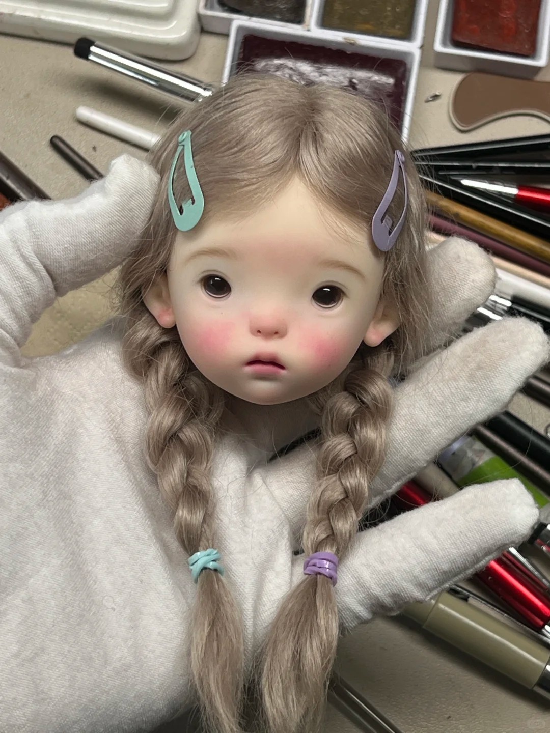 SD BJD Doll 1/6 Landoudou Head - đánh giá và giá Beauty No Makeup