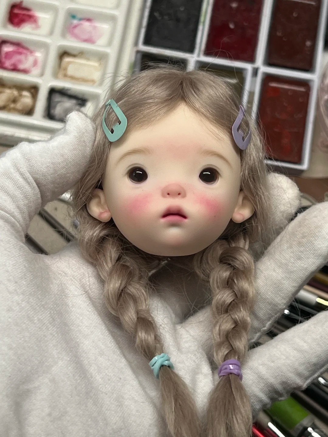 SD BJD Doll 1/6 Landoudou Head - đánh giá và giá Beauty No Makeup