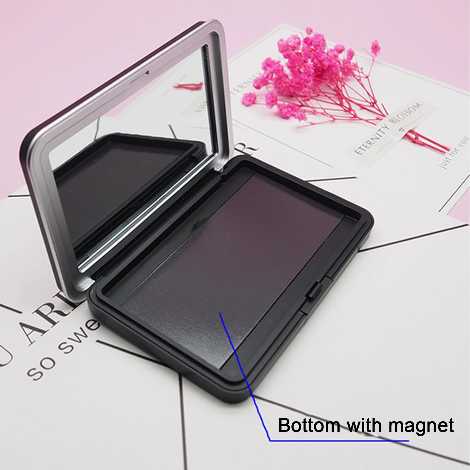 1Pc Matte Black Empty Magnetic - đánh giá và giá Beauty Makeup Kit Box