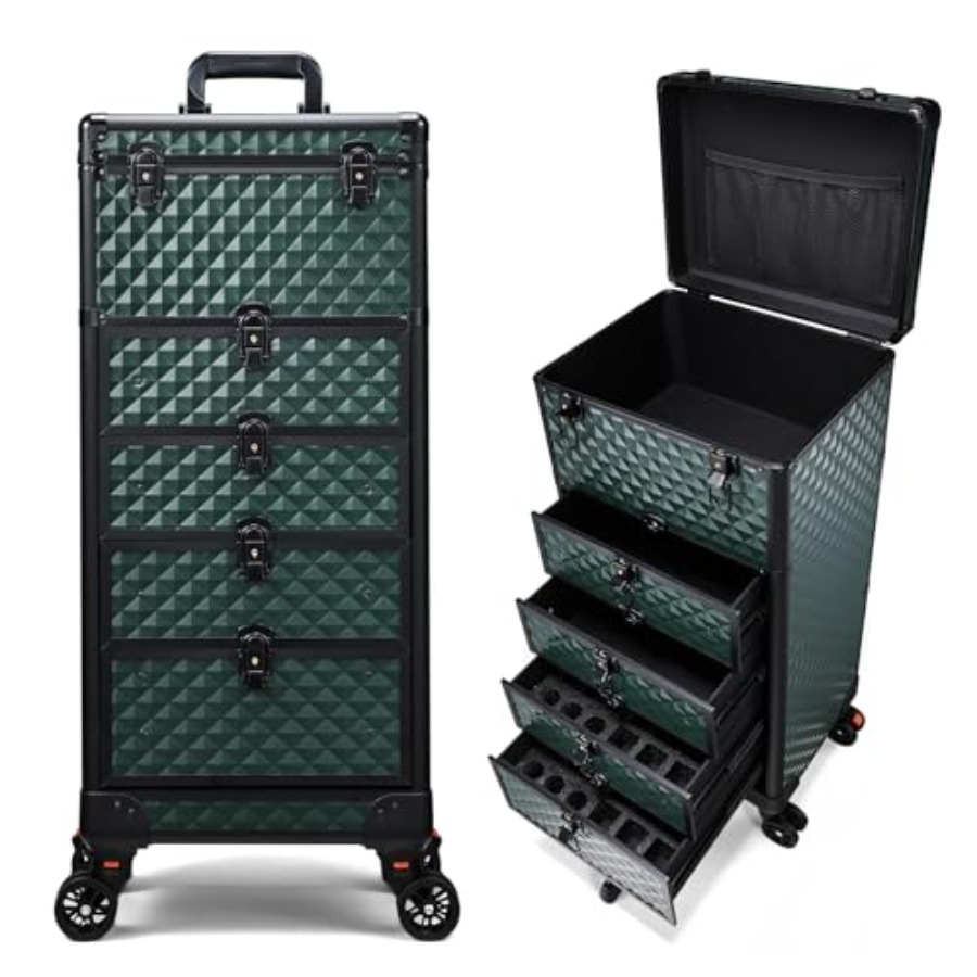 Nail Salon Cart with 4 Drawers - đánh giá và giá Beauty And Makeup