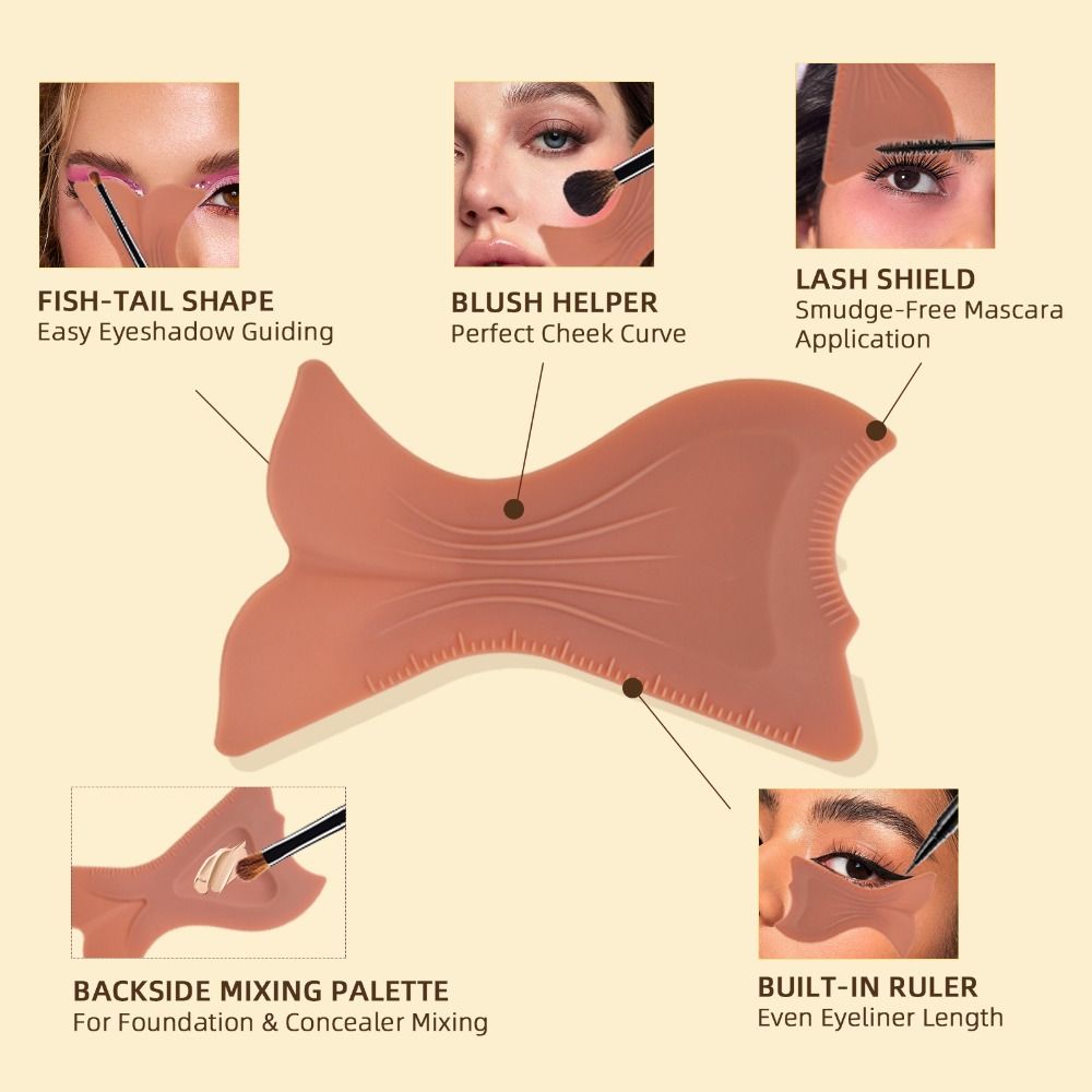 Silicone Material Eye Makeup A - đánh giá và giá Eyeshadow Palette