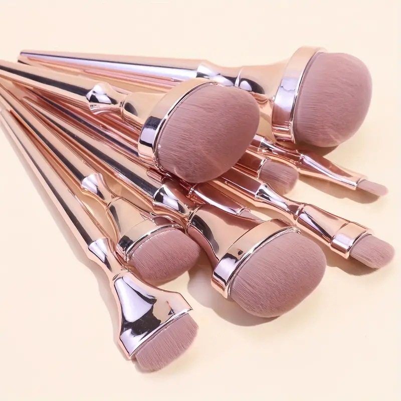 9pcs Rose Gold Makeup Brush Se - đánh giá và giá Beauty Rose Makeup