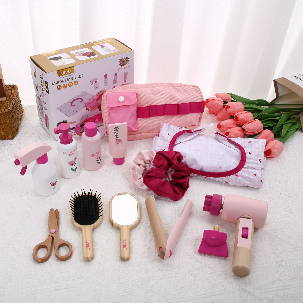 Wooden Makeup Toy Kits for Lit - đánh giá và giá Beauty Makeup Game