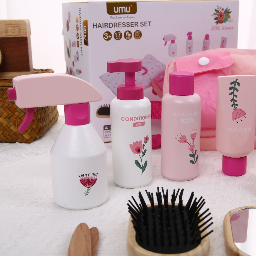 Wooden Makeup Toy Kits for Lit - đánh giá và giá Beauty Makeup Game