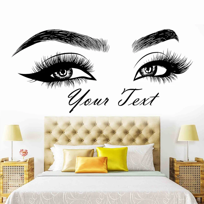 Eyelashes Brows Vinyl Sticker  - đánh giá và giá Makeup Is Beauty Quotes