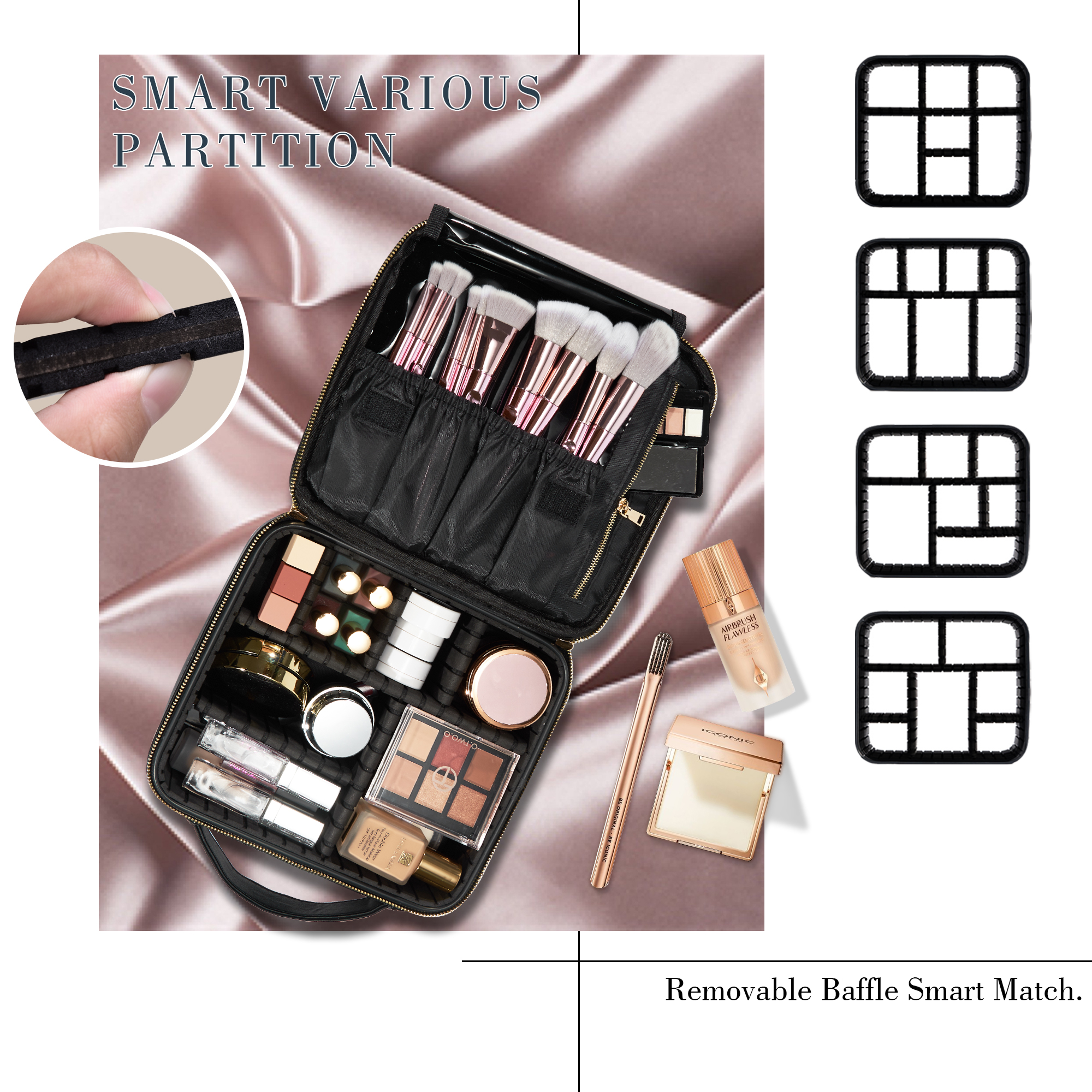 Cosmetic Case Makeup Bag Vanit - đánh giá và giá Beauty And Makeup