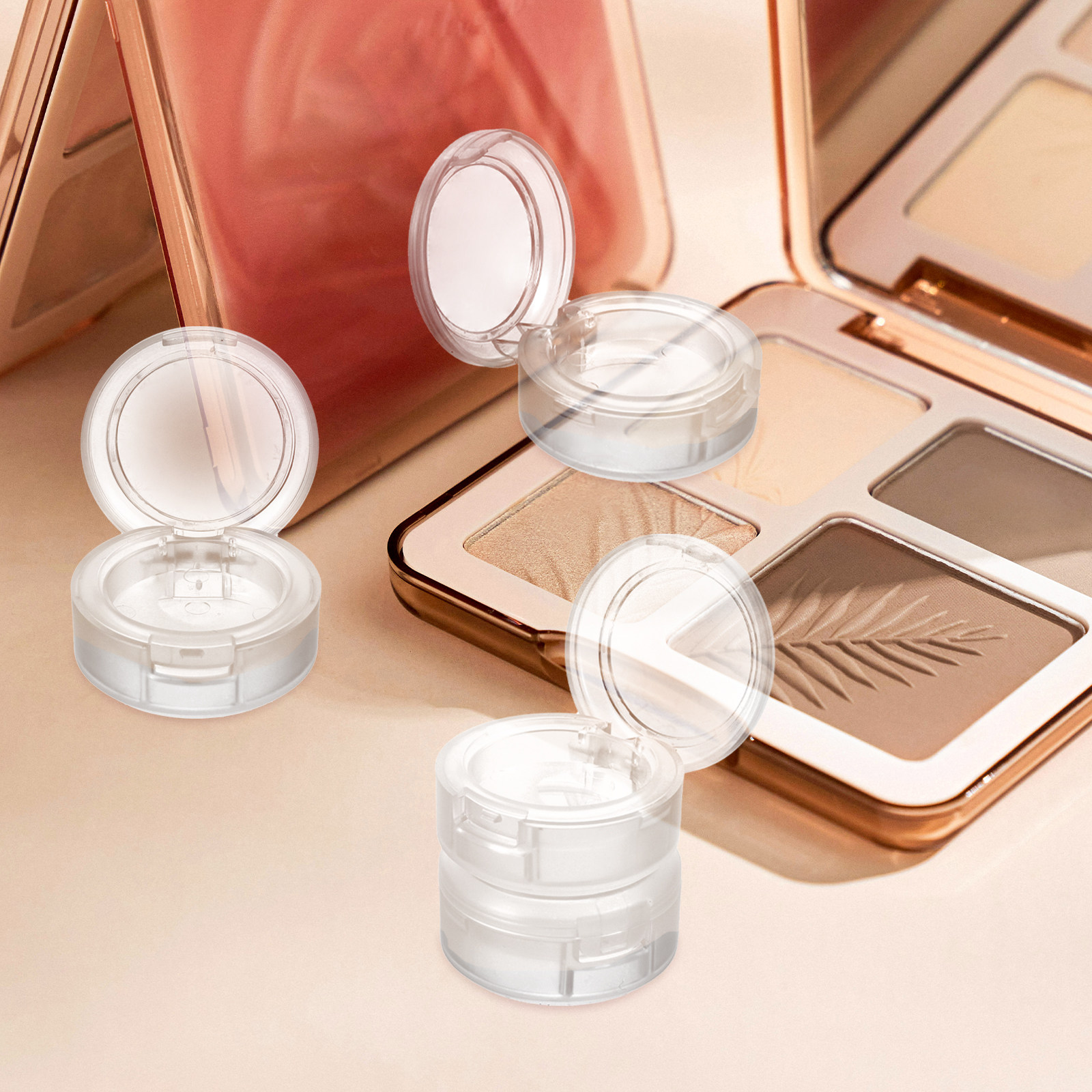 4Pcs Eyeshadow Pans Plastic Pa - đánh giá và giá Eyeshadow Palette