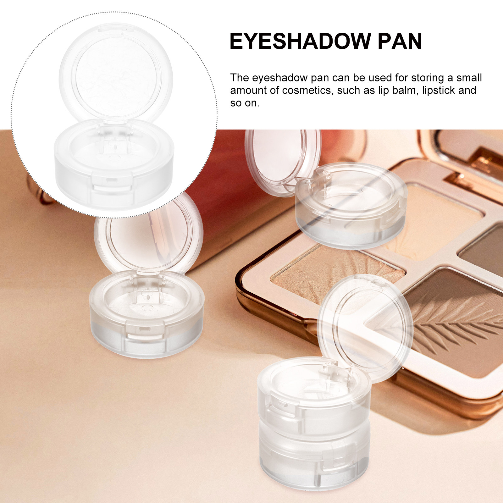 4Pcs Eyeshadow Pans Plastic Pa - đánh giá và giá Eyeshadow Palette