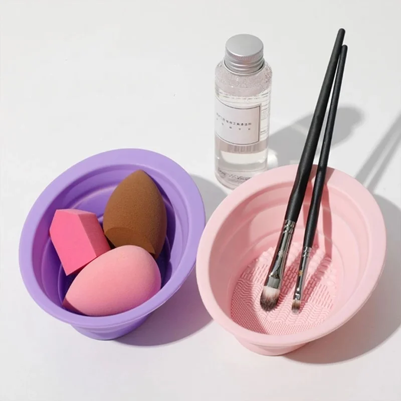 Foldable Silicone Makeup Brush - đánh giá và giá Makeup Brush Set