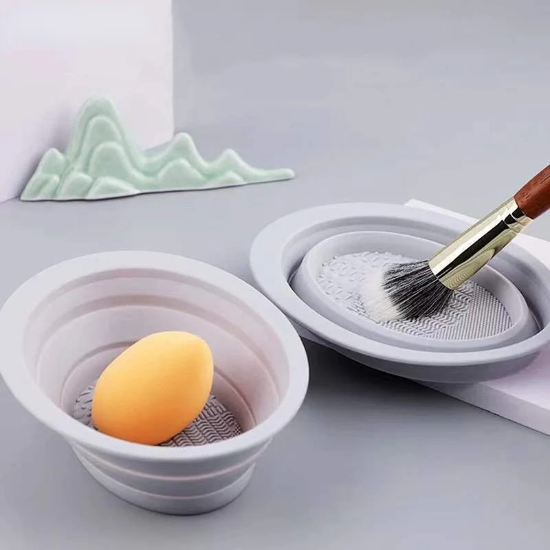 Foldable Silicone Makeup Brush - đánh giá và giá Makeup Brush Set