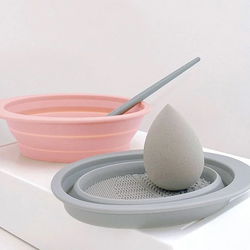 Foldable Silicone Makeup Brush - đánh giá và giá Makeup Brush Set