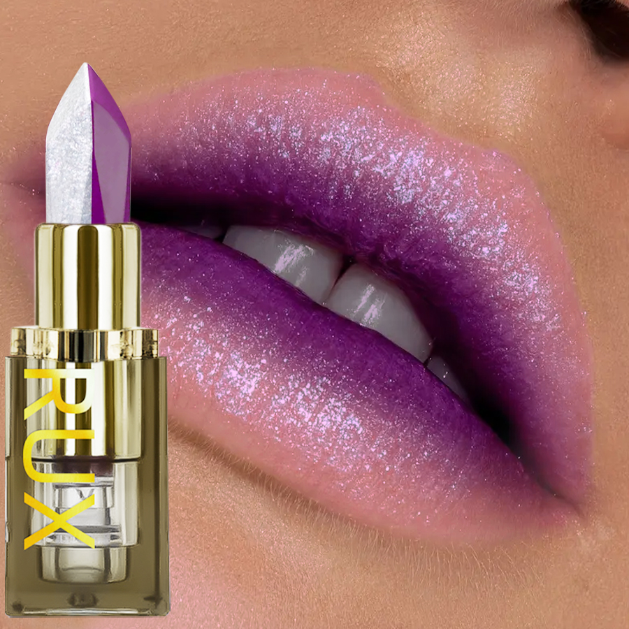 1PC Purple Glitter Two-tone Li - đánh giá và giá Beauty Rose Makeup